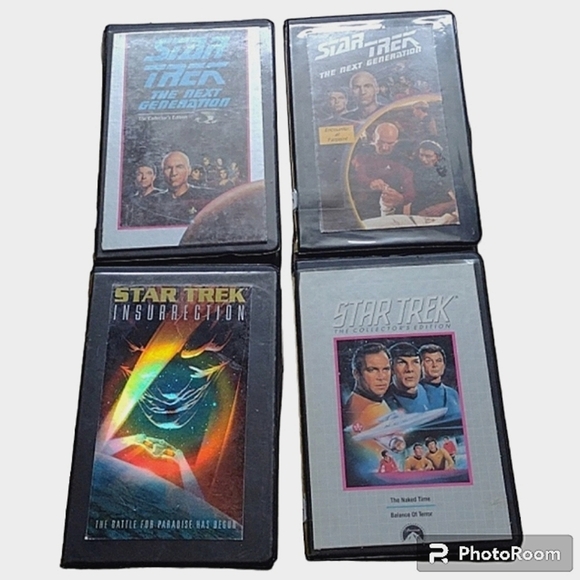 Star Trek Vintage Movies Lot:The Next Generation Collector's Edition VHS… - Picture 1 of 6